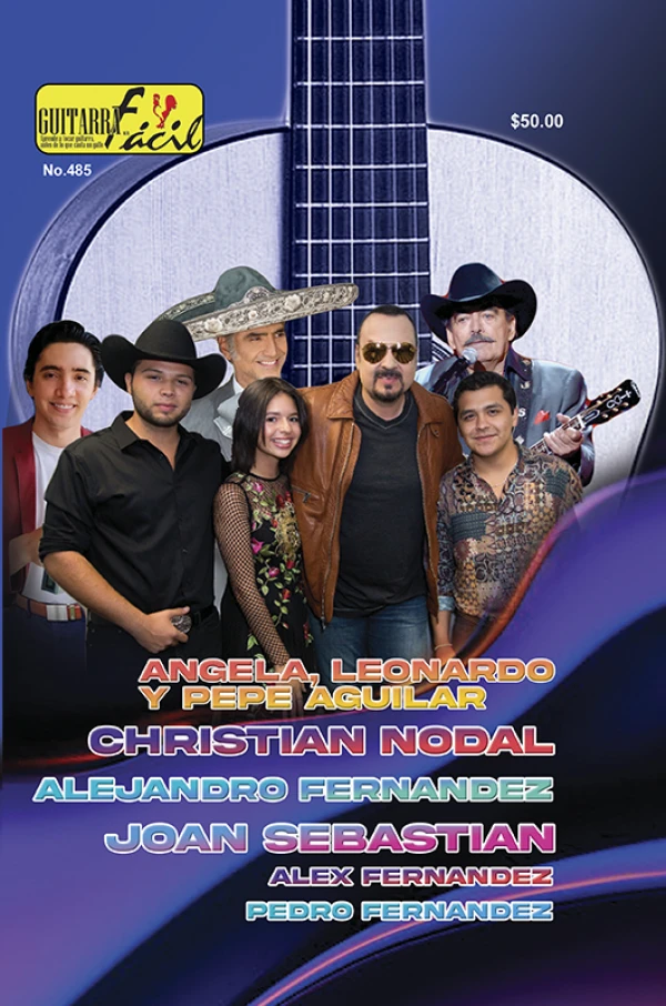 Álbum de Guitarra Fácil – No.485 - Angela, Leonardo y Pepe Aguilar... (Exitos)