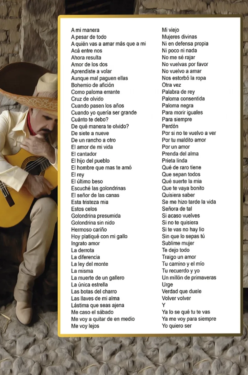 Colección 100 - No.12 – Grandes Éxitos de Vicente Fernández
