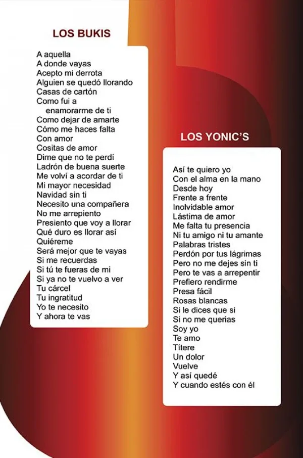 Álbum de Guitarra Fácil - No.126 - Bukis/ Yonic´s