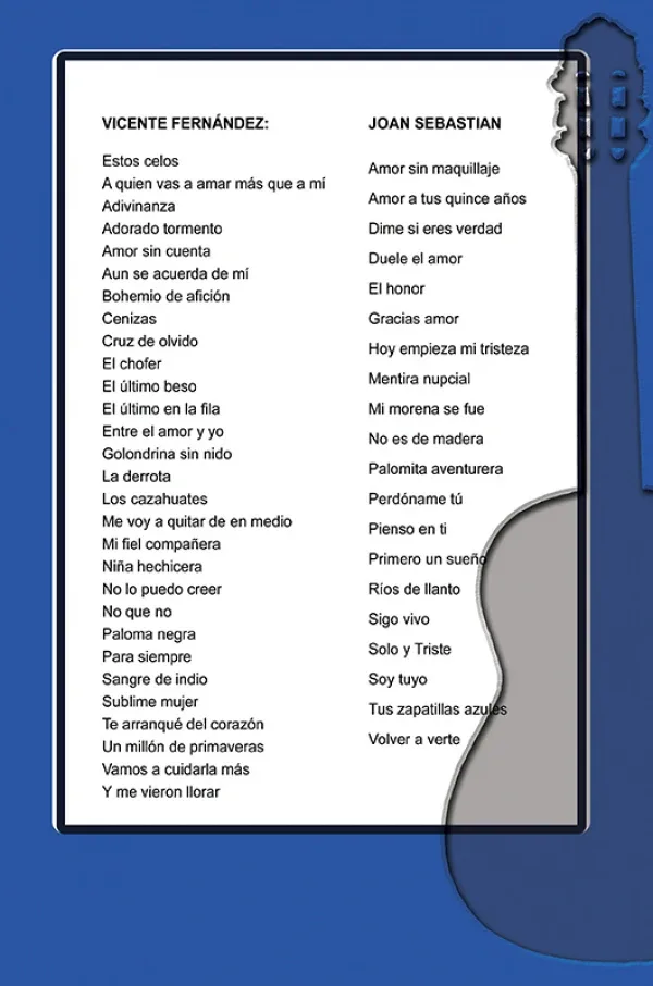 Álbum de Guitarra Fácil - No.413 - Vicente Fernández, Joan Sebastián
