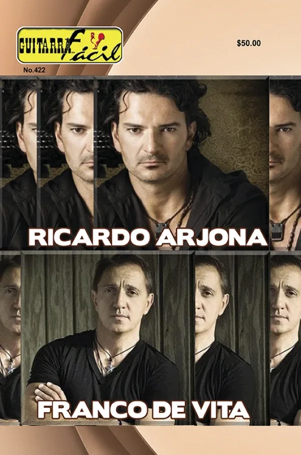 Álbum de Guitarra Fácil - No.422 - Ricardo Arjona - Franco de Vita