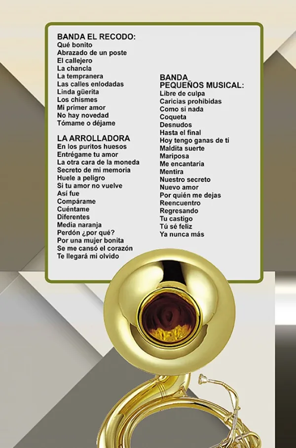 Album de Guitarra Fácil - No.411 - Banda El Recodo - La Arrolladora - Banda Pequeños Musical