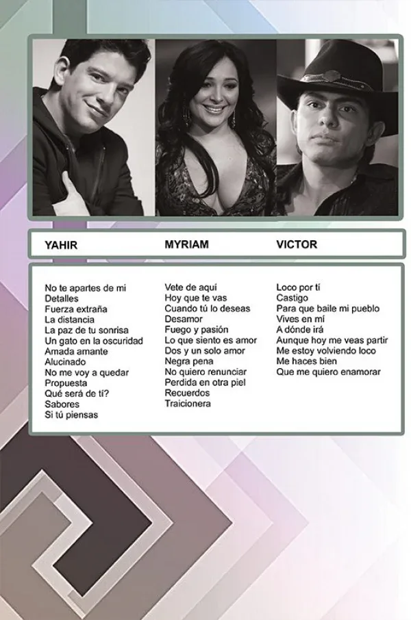 Álbum de Guitarra Fácil - No.384 - Yahir - Myriam - Victor